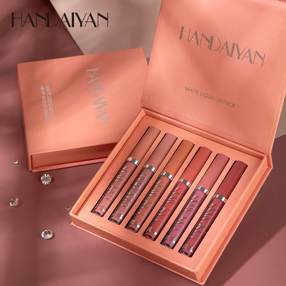 6 Pcs Lipstick Sets for Women,                                Matt Long Lasting Nude Liquid Lipsticks,               Waterproof.                                                                                Stay On Lip Sticks 24 Hours.