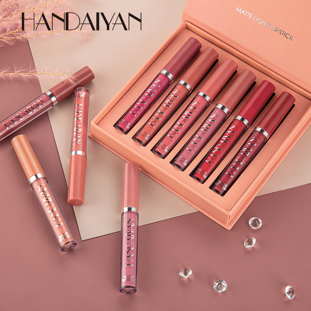 6 Pcs Lipstick Sets for Women,                                Matt Long Lasting Nude Liquid Lipsticks,               Waterproof.                                                                                Stay On Lip Sticks 24 Hours.