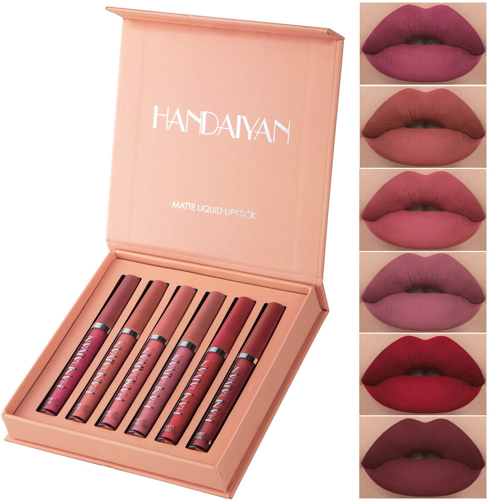 6 Pcs Lipstick Sets for Women,                                Matt Long Lasting Nude Liquid Lipsticks,               Waterproof.                                                                                Stay On Lip Sticks 24 Hours.