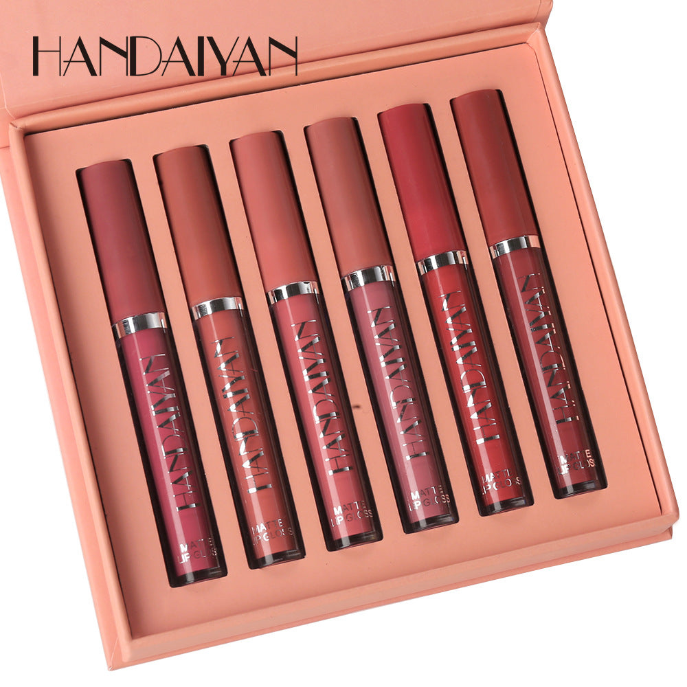 6 Pcs Lipstick Sets for Women,                                Matt Long Lasting Nude Liquid Lipsticks,               Waterproof.                                                                                Stay On Lip Sticks 24 Hours.