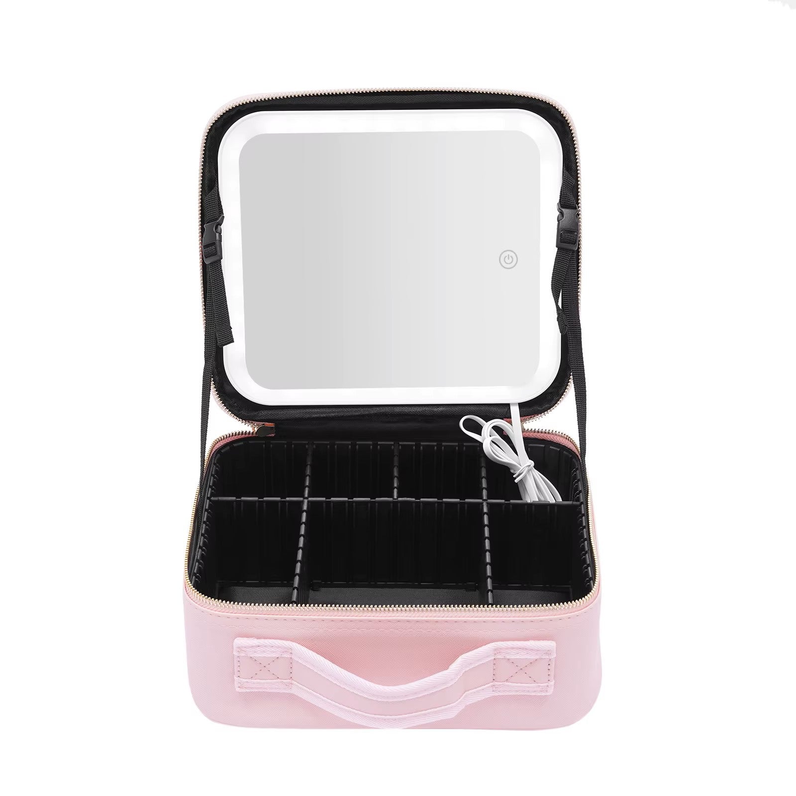 LED Cosmetic Case With Light and Mirror