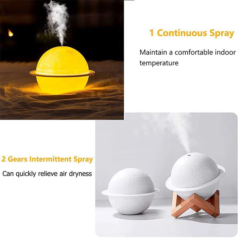 Mini Portable Ultrasonic Air Humidifier. New Design Moon Lamp Shape and Bird Lark.
