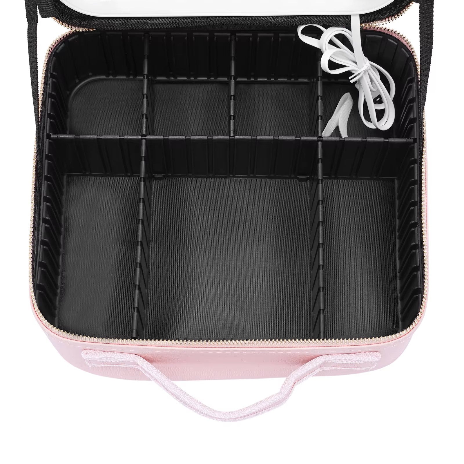 LED Cosmetic Case With Light and Mirror