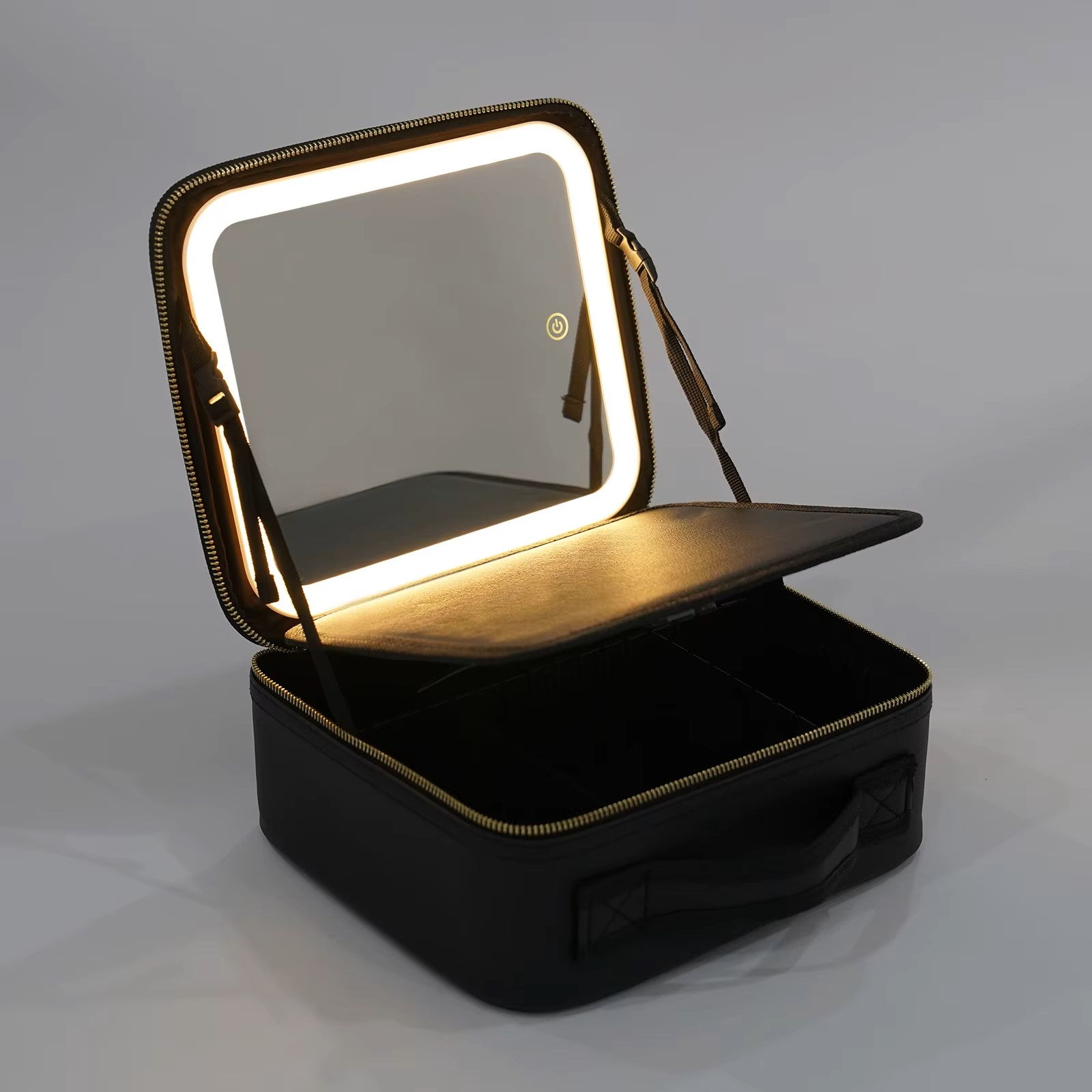 LED Cosmetic Case With Light and Mirror