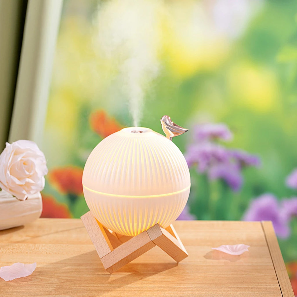 Mini Portable Ultrasonic Air Humidifier. New Design Moon Lamp Shape and Bird Lark.