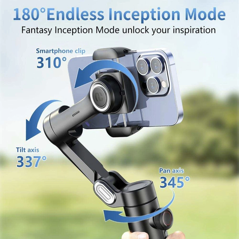 3-Axis Handheld Gimbal Stabilizer for Smartphone