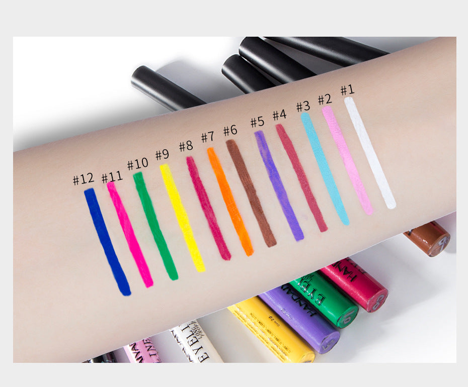 HANDAIYAN long-lasting non-smudge 42-color matte color eye shadow eyeliner
