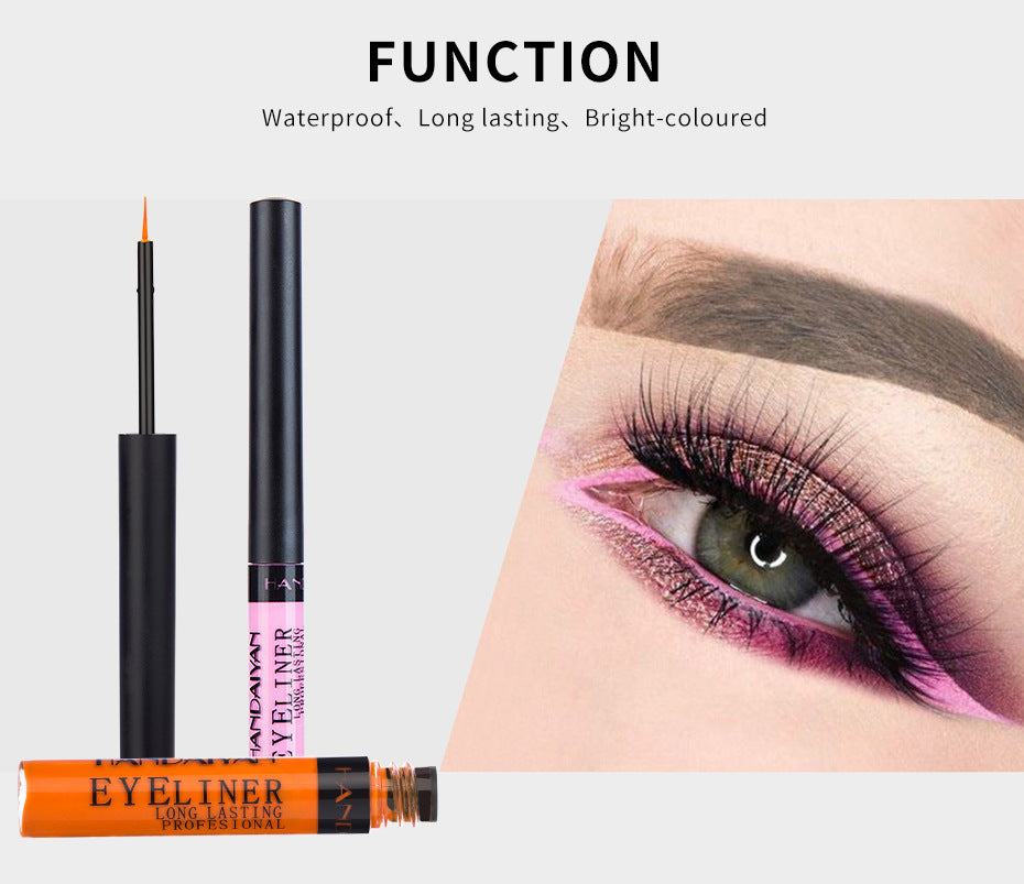 HANDAIYAN long-lasting non-smudge 42-color matte color eye shadow eyeliner