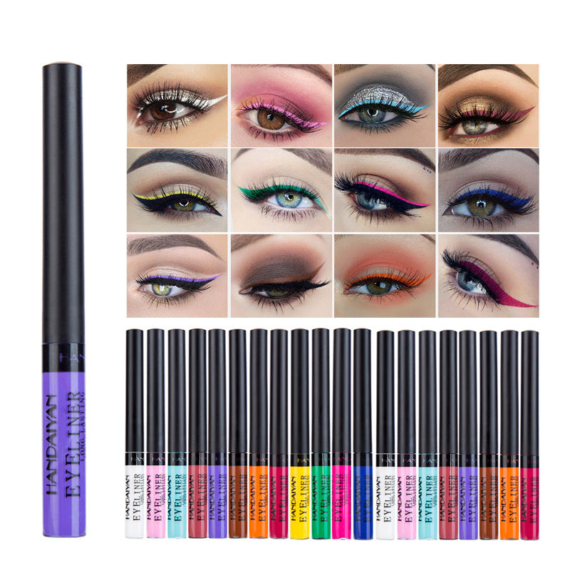 HANDAIYAN long-lasting non-smudge 42-color matte color eye shadow eyeliner