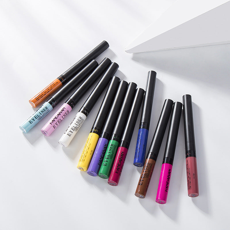 HANDAIYAN long-lasting non-smudge 42-color matte color eye shadow eyeliner