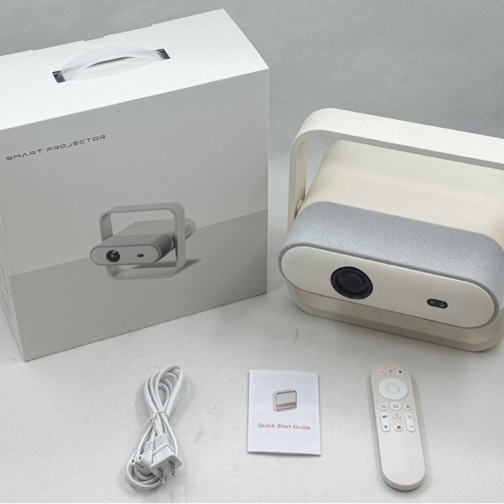 New LCD Android 11 Mini Portable projector 1920x1080p Full HD Support 4K, Home Theater, Auto Focus, Wireless