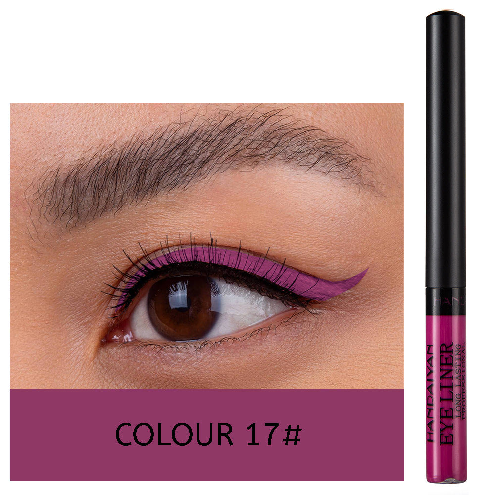 HANDAIYAN long-lasting non-smudge 42-color matte color eye shadow eyeliner
