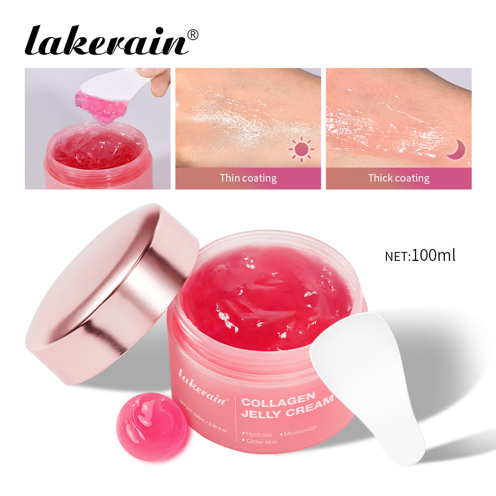 LAKERAIN Deep Hydrating Collagen Jelly Cream, Moisturizing, Tightening, Soothing Anti Aging, Firmness Hydration Cream Skincare
