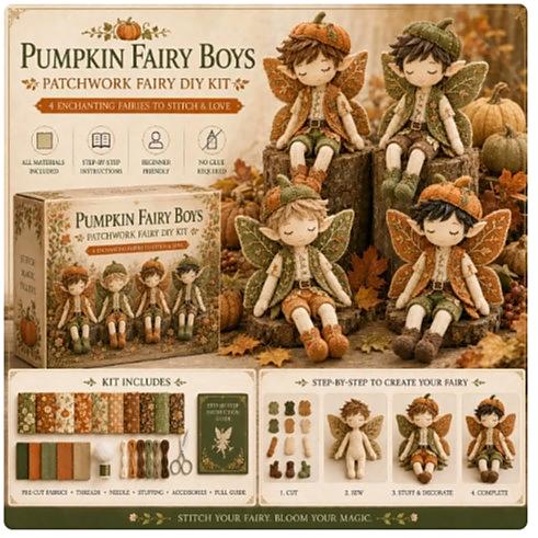 DIY Patchwork Fairy & Character Doll Kits