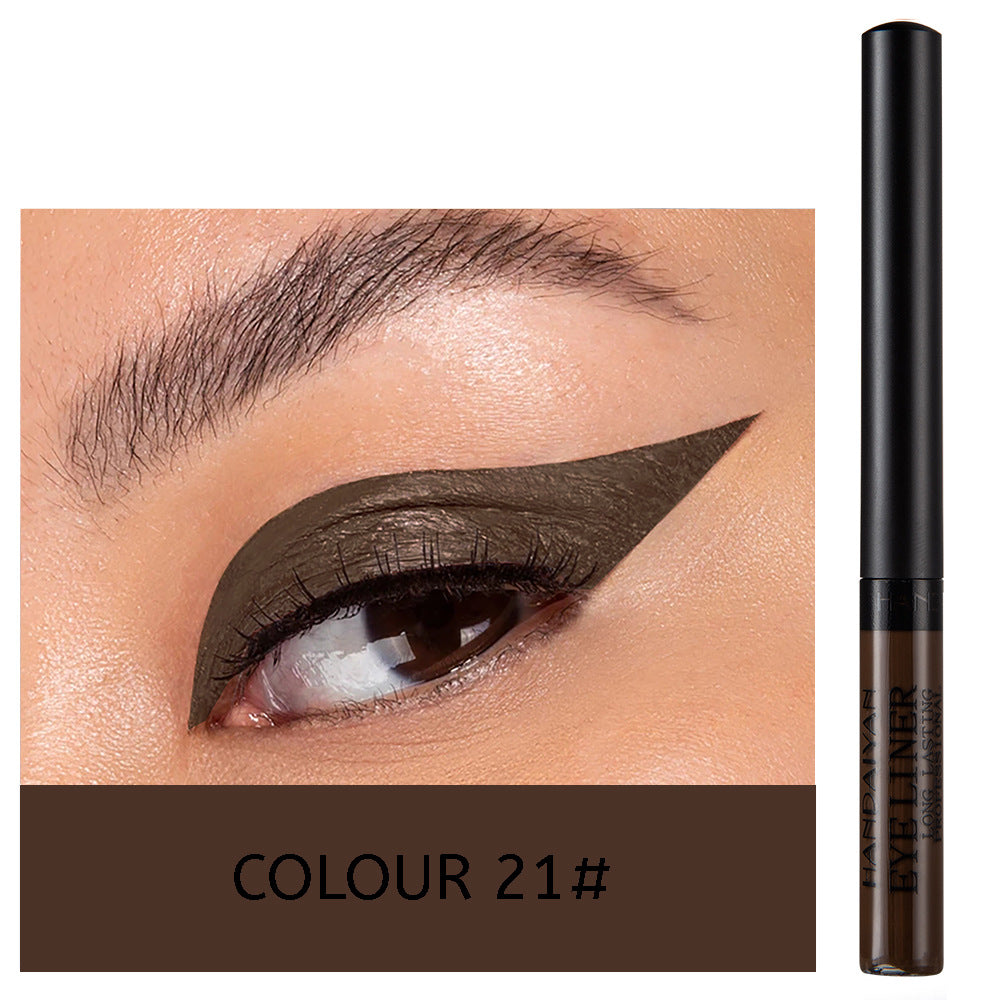HANDAIYAN long-lasting non-smudge 42-color matte color eye shadow eyeliner