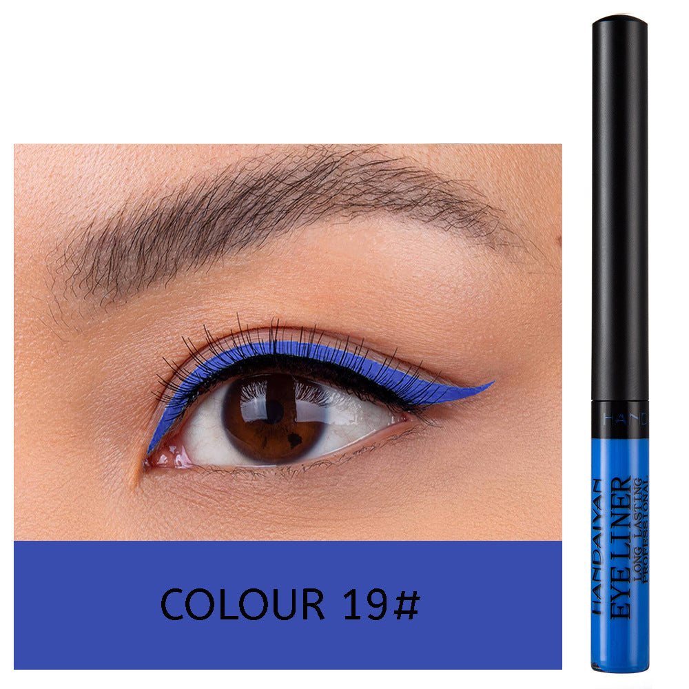 HANDAIYAN long-lasting non-smudge 42-color matte color eye shadow eyeliner