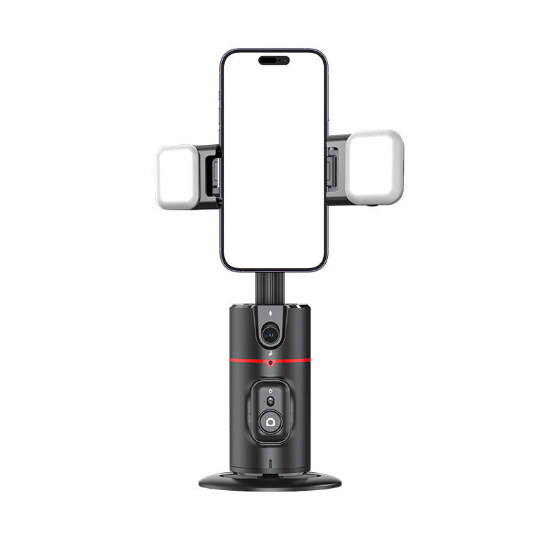 360° Intelligent AI Face Recognition Gimbal Detachable Phone Clip Gesture Control with Wireless Remote Compatible with Smartphones