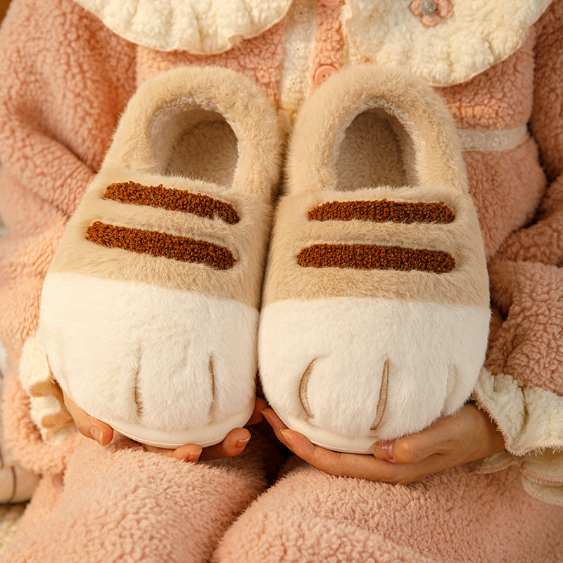 Cozy Cat Paw Slippers