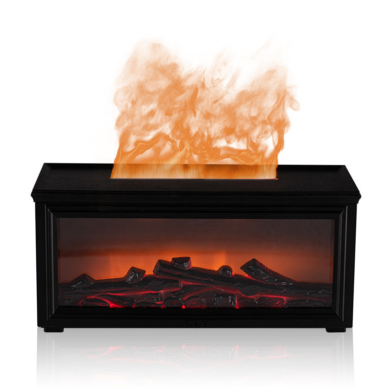 7 Colours Of Essential Oil Fireplace Flame Diffuser