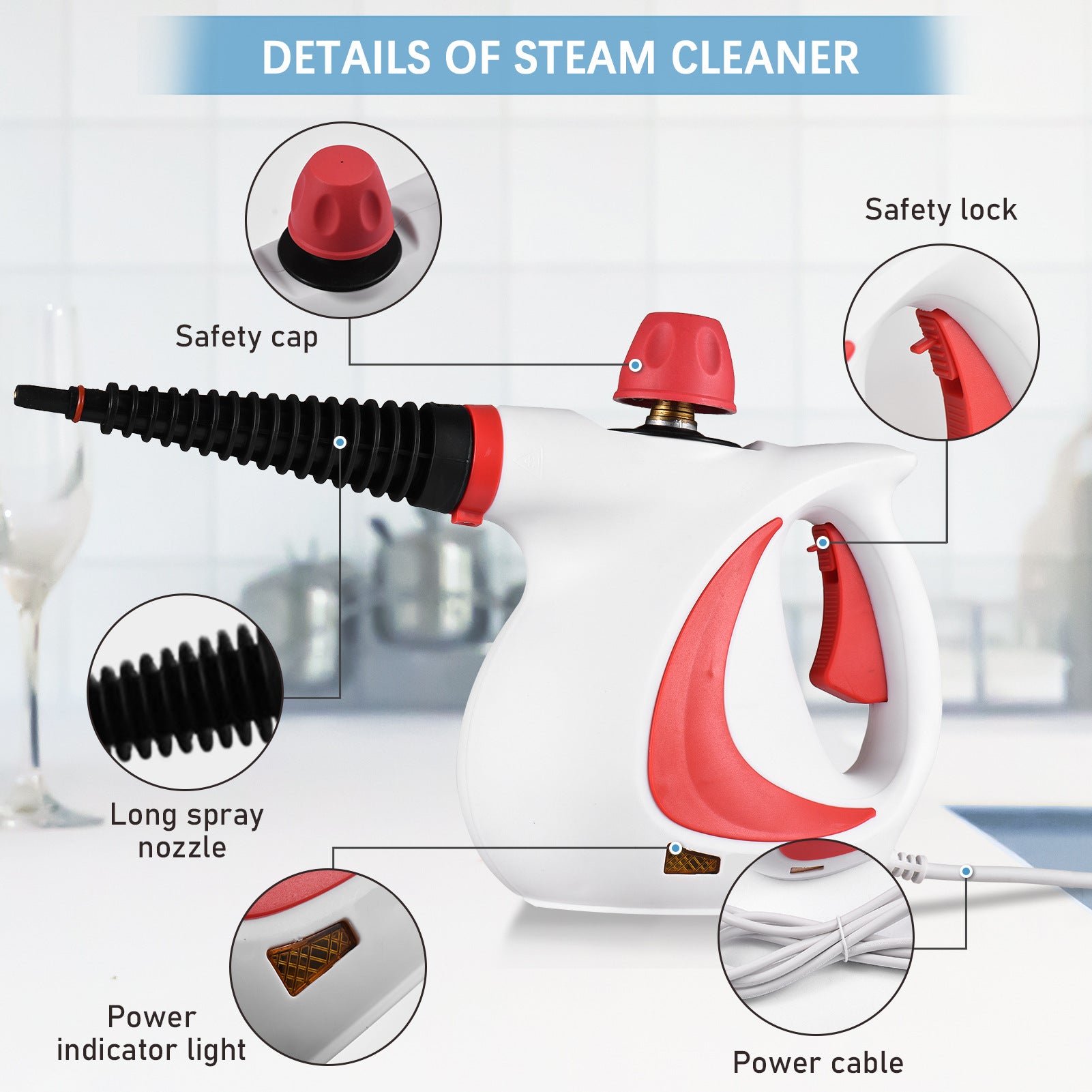 High-pressure Multi-purpose Steam Cleaner