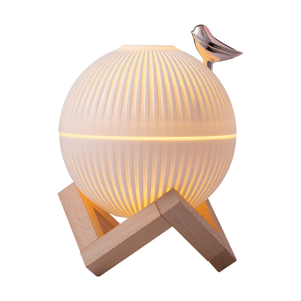 Mini Portable Ultrasonic Air Humidifier. New Design Moon Lamp Shape and Bird Lark.