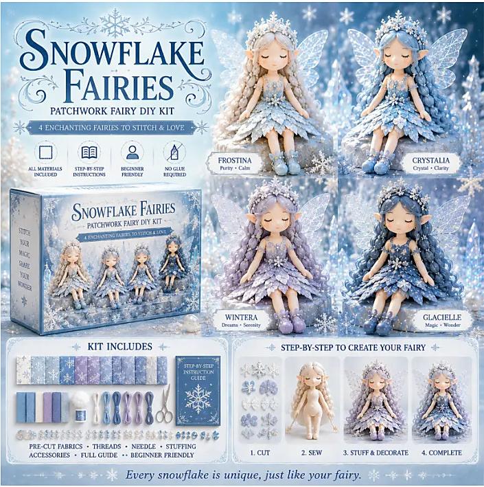 DIY Patchwork Fairy & Character Doll Kits