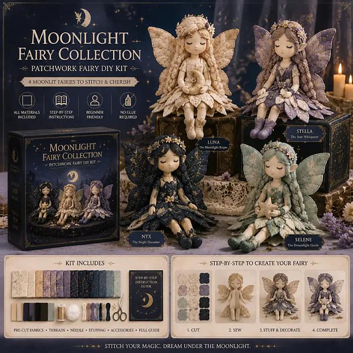 DIY Patchwork Fairy & Character Doll Kits