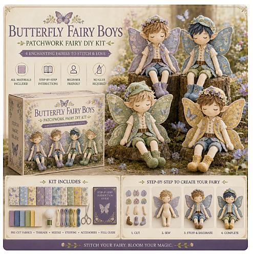 DIY Patchwork Fairy & Character Doll Kits
