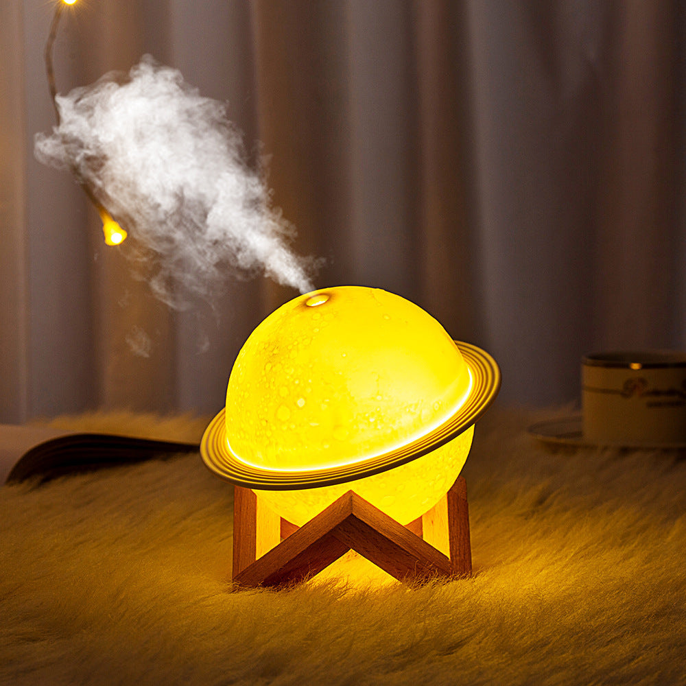 Mini Portable Ultrasonic Air Humidifier. New Design Moon Lamp Shape and Bird Lark.