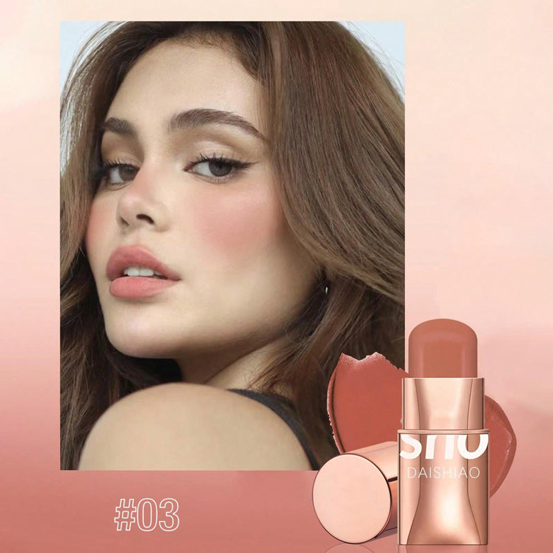 Waterproof Multifunctional Lipstick 3 in 1 Makeup Stick for Cheeks, eyes and Lips