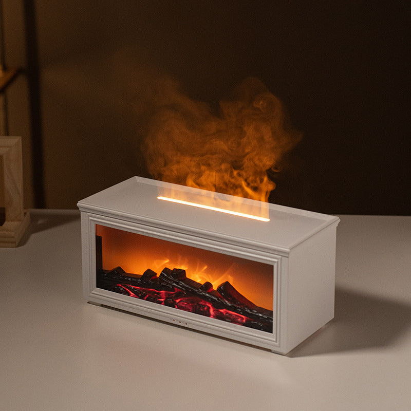 7 Colours Of Essential Oil Fireplace Flame Diffuser