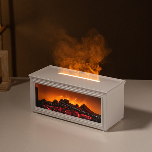 7 Colours Of Essential Oil Fireplace Flame Diffuser