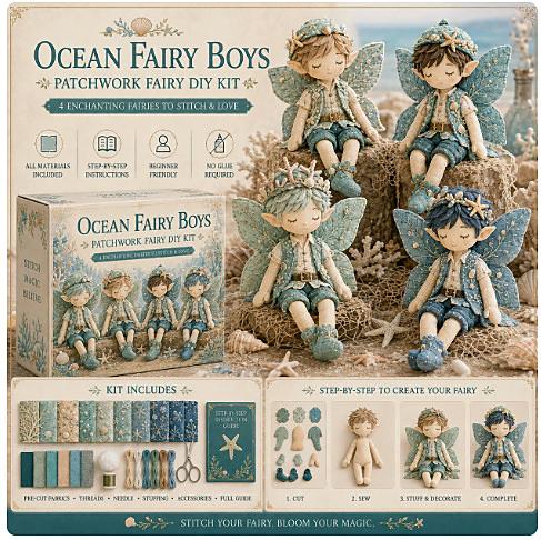DIY Patchwork Fairy & Character Doll Kits