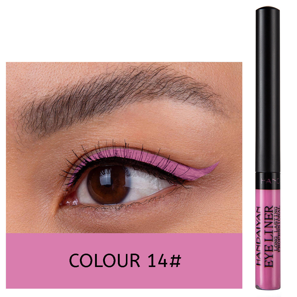 HANDAIYAN long-lasting non-smudge 42-color matte color eye shadow eyeliner