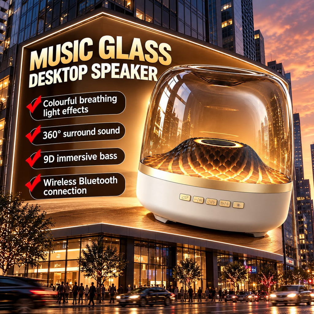Manhattan Bluetooth Speaker with Ambient Light & 360° Sound
