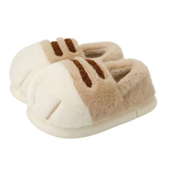 Cozy Cat Paw Slippers