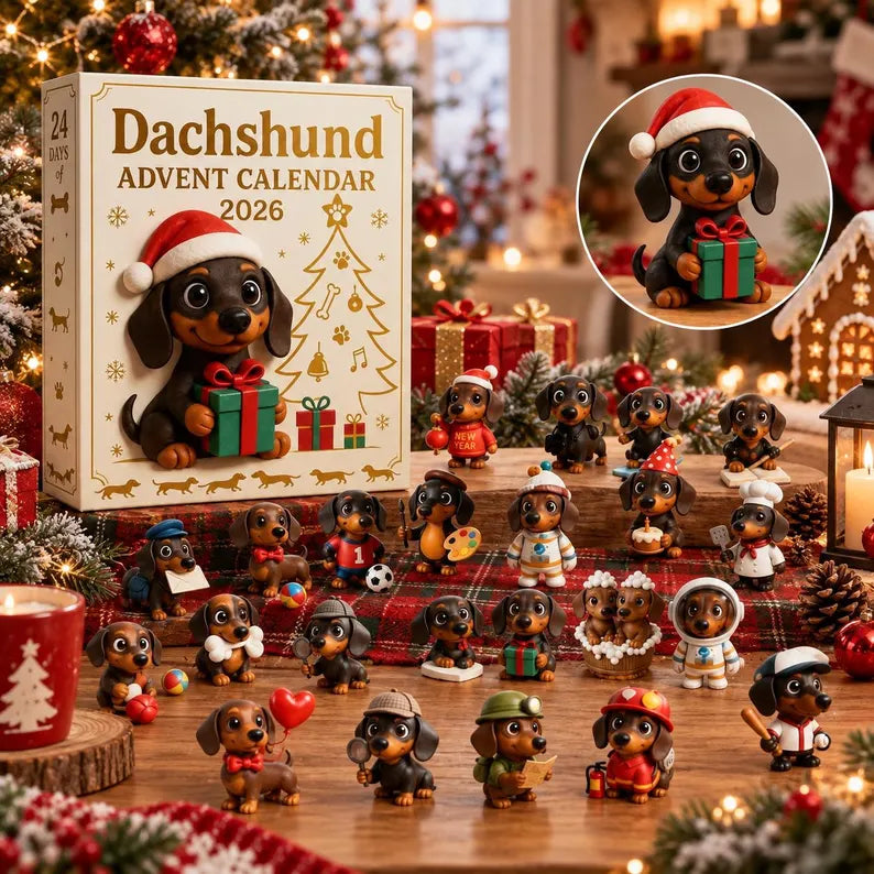 2026 Dachshund Advent Calendar – 24 Sausage Dog Surprises