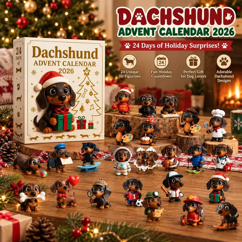 2026 Dachshund Advent Calendar – 24 Sausage Dog Surprises