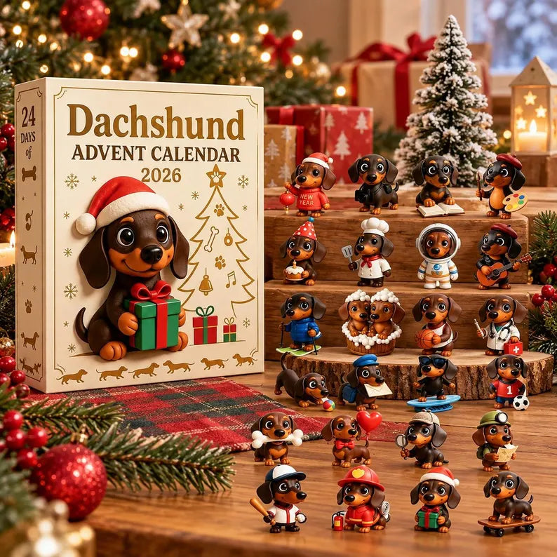 2026 Dachshund Advent Calendar – 24 Sausage Dog Surprises