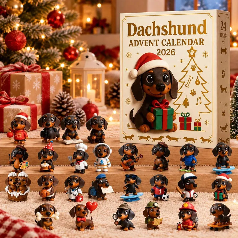 2026 Dachshund Advent Calendar – 24 Sausage Dog Surprises